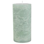 Rustic candle green Ø:7 H:14