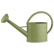 Watering can w/shower head oval light green 5 ltr