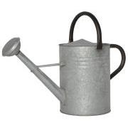 Watering can w/shower head grey w/black handles 11 ltr