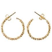 Earrings brass gold-plated Linnea