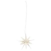 Star for hanging 10-sided white Stella