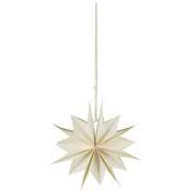 Star for hanging 14-sided white Stella