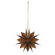 Star for hanging 14-sided natural Stella