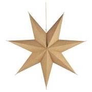 Star for hanging 7-sided natural jute Stella