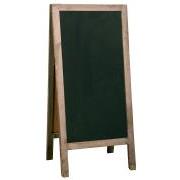 A-frame wooden frame w/2-sided blackboard