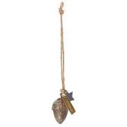 Acorn for hanging copper look handmade