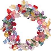 Krans mini m/farvede perler Magic and Wishes indvendig Ø:3,8 cm