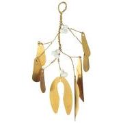 Mistletoe for hanging w/white beads