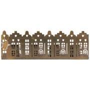 Candle holder f/4 x 2.2 cm candles house facades