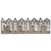Candle holder f/4 x 2.2 cm candles house facades