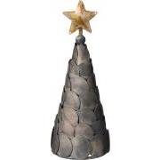 Juletræ stående m/topstjerne