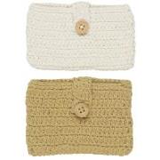 Crochet purse small 2 asstd colours