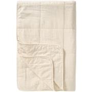 Vintage quilt sengetæppe butter cream