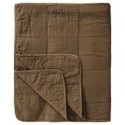 Vintage quilt sengetæppe dobbelt truffle