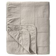 Vintage quilt bedspread double ash grey