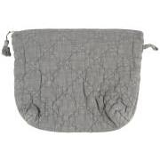 Toiletry bag quilted dusty blue