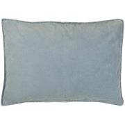 Cushion cover velvet blue shade