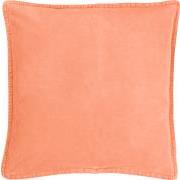 Pudebetræk velour carnelian