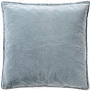 Cushion cover velvet blue shade