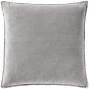 Cushion cover velvet ash grey