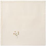 Stofserviet Flora m/marguerit butter cream