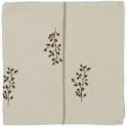 Table runner Tradition branch w/cones linen colour
