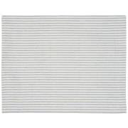 Place mat dusty blue w/white stripes