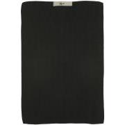 Towel Mynte Pure Black knitted