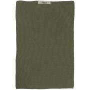 Towel Mynte olive knitted