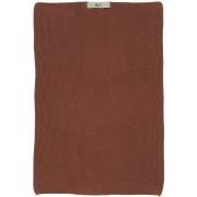 Håndklæde Mynte rustic brown strikket