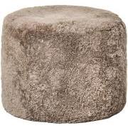 Puf lammeskind grå