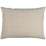 Cushion cover malva w/thin beige stripes