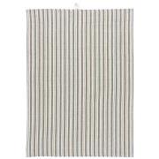 Tea towel William w/brown and grey stripes