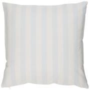 Cushion cover Magnus dusty blue w/white stripes