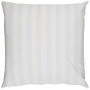 Cushion cover Magnus dusty blue w/white stripes