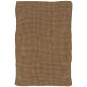 Towel brown knitted