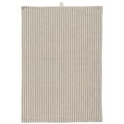 Tea towel Valdemar natural w/grey stripes