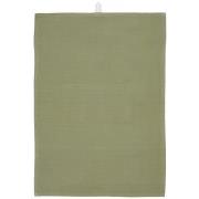 Tea towel Tobias plain green
