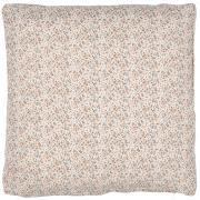 Box cushion cover Naja natural w/light pink and blue flowers