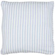 Box cushion cover Milas dusty blue w/thin white stripes