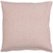 Cushion cover Ingrid natural w/red stripes