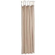 Curtain w/7 tie bands rose