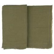 Table cloth double weaving olive