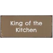Metal sign King of the kitchen
