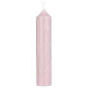 Short dinner candle light pink rustic Ø:2.2 H:11