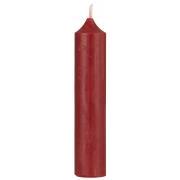 Short dinner candle red rustic Ø:2.2 H:11