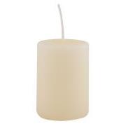 Pillar candle off white Ø:4 H:6