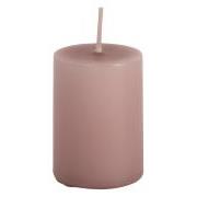 Pillar candle rosa malva Ø:4 H:6