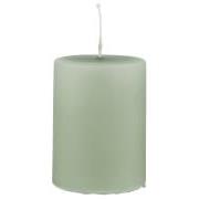Pillar candle antique green Ø:4 H:6