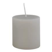 Pillar candle grey Ø:6 H:7